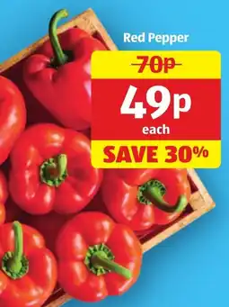 Aldi Red Pepper offer