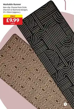 Aldi Washable Runner offer