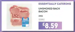 Bestway Essentially Catering Unsmoked Back Bacon offer