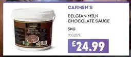 Bestway CARMEN'S BELGIAN MILK CHOCOLATE SAUCE offer