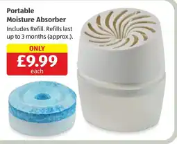 Aldi Portable Moisture Absorber offer