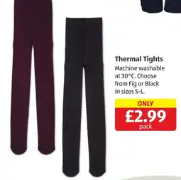 Aldi Thermal Tights offer