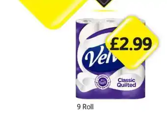 Velvet classic quilted