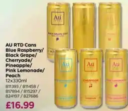 Bestway AU RTD Cans Blue Raspberry/ Black Grape/ Cherryade/ Pineapple/ Pink Lemonade/ Peach offer