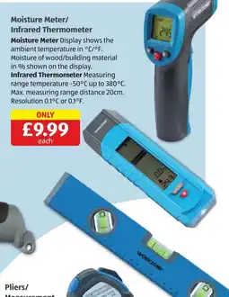 Aldi Workzone moisture meter/infrared thermometer offer