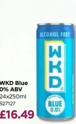 Bestway WKD Blue 0% ABV offer