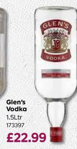 Bestway Glen’s Vodka offer