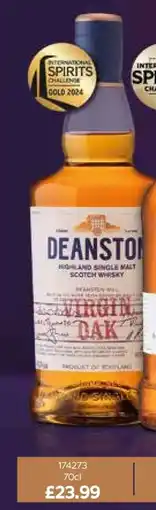 Bestway Deanston Highland Single Malt Scotch Whisky offer