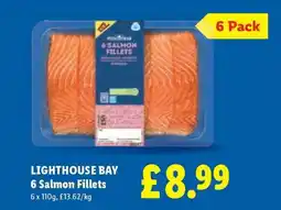 Lidl LIGHTHOUSE BAY 6 Salmon Fillets offer