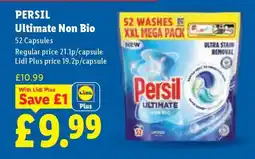 Lidl PERSIL Ultimate Non Bio offer