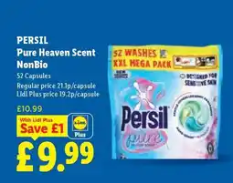 Lidl PERSIL Pure Heaven Scent NonBio offer