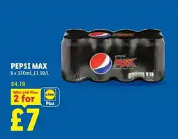 Lidl Pepsi Max offer