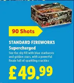 Lidl STANDARD FIREWORKS Supercharged offer