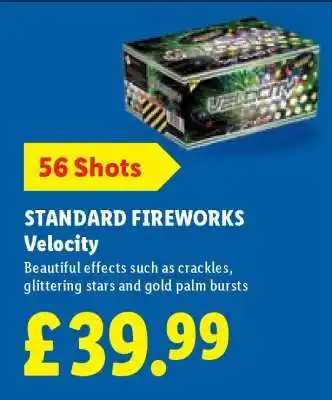 Lidl STANDARD FIREWORKS Velocity offer