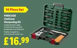 Lidl PARKSIDE Chainsaw Sharpening Kit offer
