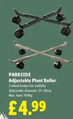 Lidl PARKSIDE Adjustable Plant Roller offer