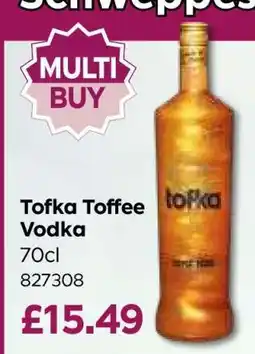 Bestway Tofka Toffee Vodka offer