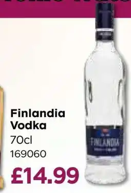 Bestway Finlandia Vodka offer
