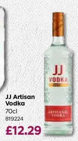 Bestway JJ Artisan Vodka offer