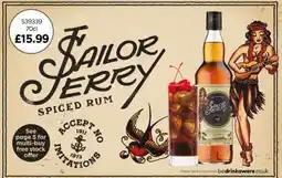 Bestway Sailor Jerry Spiced Rum offer