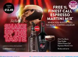 Bestway Tia Maria Coffee Liqueur offer