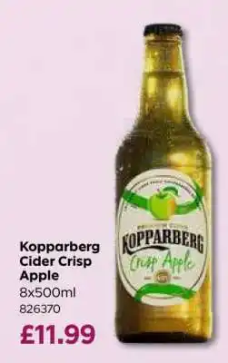 Bestway Kopparberg Cider Crisp Apple offer