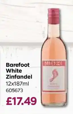 Bestway Barefoot White Zinfandel offer