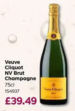 Bestway Veuve Clicquot NV Brut Champagne offer