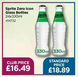 Bestway Sprite Zero Icon Glass Bottles offer
