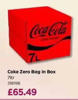 Bestway Coke Zero Bag in Box offer