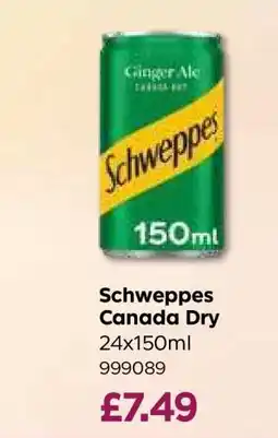 Bestway Schweppes Canada Dry offer
