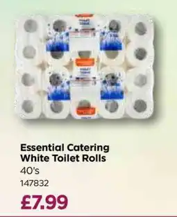 Bestway Essential Catering White Toilet Rolls offer