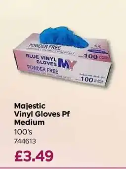 Bestway Majestic Vinyl Gloves Pf Medium offer