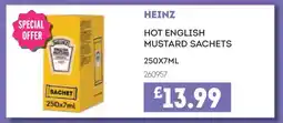 Bestway HEINZ HOT ENGLISH MUSTARD SACHETS offer