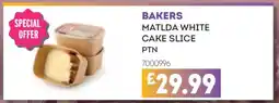 Bestway BAKERS MATLDA WHITE CAKE SLICE PTN offer