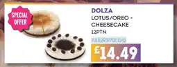 Bestway DOLZA LOTUS/OREO - CHEESECAKE offer