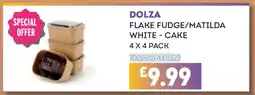 Bestway DOLZA FLAKE FUDGE/MATILDA WHITE - CAKE offer