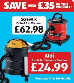 Aldi Aldi Ash & Dirt Vacuum Cleaner offer