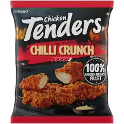 Iceland Iceland Chicken Tenders Chilli Crunch 450g offer