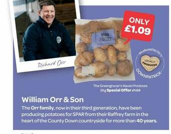 Spar The Greengrocer's Navan Potatoes offer