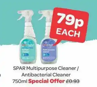 Spar Spar Multipurpose Cleaner Antibacterial Cleaner offer