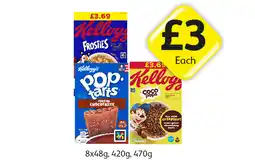 Londis Kellogg's Frosties, Pop Tarts Chocotastic, Coco Pops offer