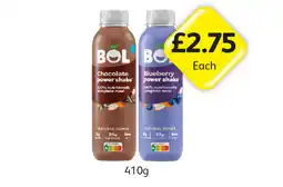 Londis Bol Chocolate Power Shake, Blueberry offer