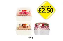 Londis Clusters Strawberry, Double Choc, White Choc & Strawberry offer