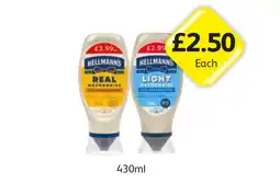 Londis Hellmann's Real Mayonnaise, Light offer