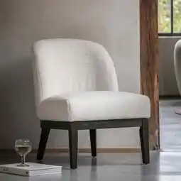 Costco Gallery Bardfield Cream Teddy Fabric Chair offer