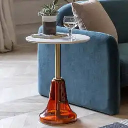 Costco Gallery Bilbao Orange Side Table offer