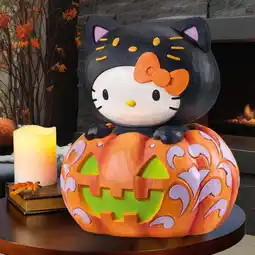 Costco Halloween Hello Kitty Glow-In-The-Dark Jack-O'-Lantern Statue By Jim Shore offer