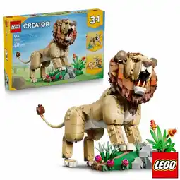 Costco LEGO Creator 3-in-1 Wild Animals: Majestic Lion - Model 31386 (9+ Years) offer