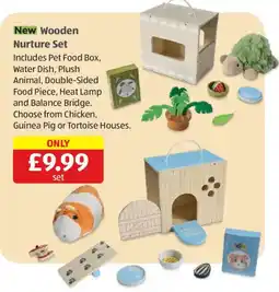 Aldi New Wooden Nurture Set offer